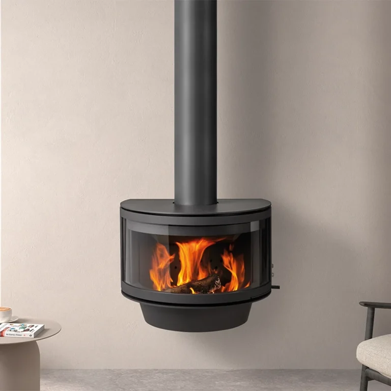 kamin na drva rocal ronde frontal