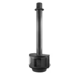 kamin na drva rocal ronde frontal