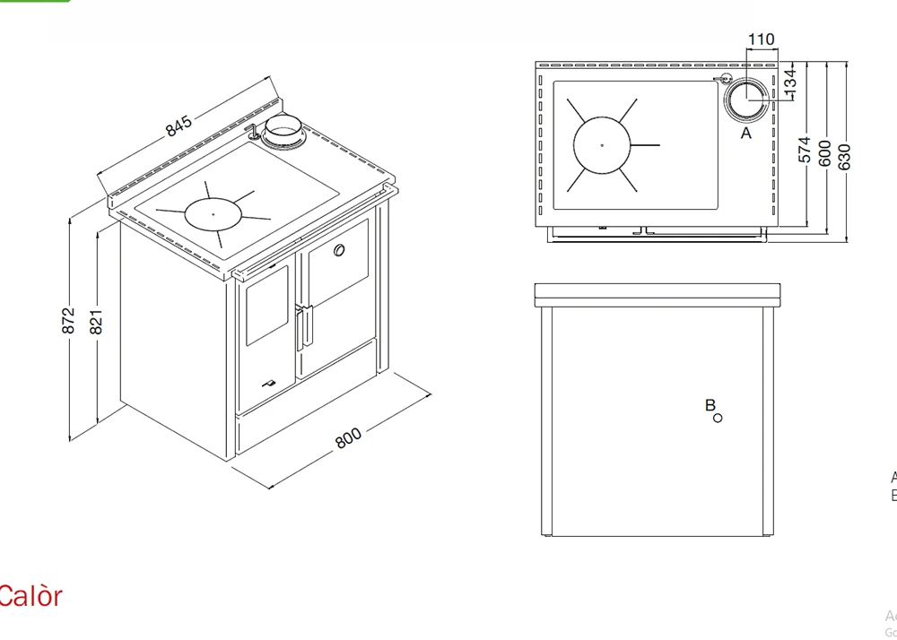 eva calor elvira štednjak na drva