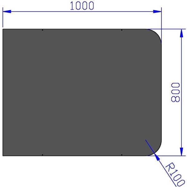 podloga za peć čelična 800x1000