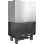 Ugradbeni kamin na drva hursan h pro 95 kutni