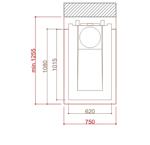 Ugradbeni kamin na drva hursan h pro 120 epi