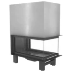 Kamin na drva trostrani - HURSAN H-PRO 120 EPI